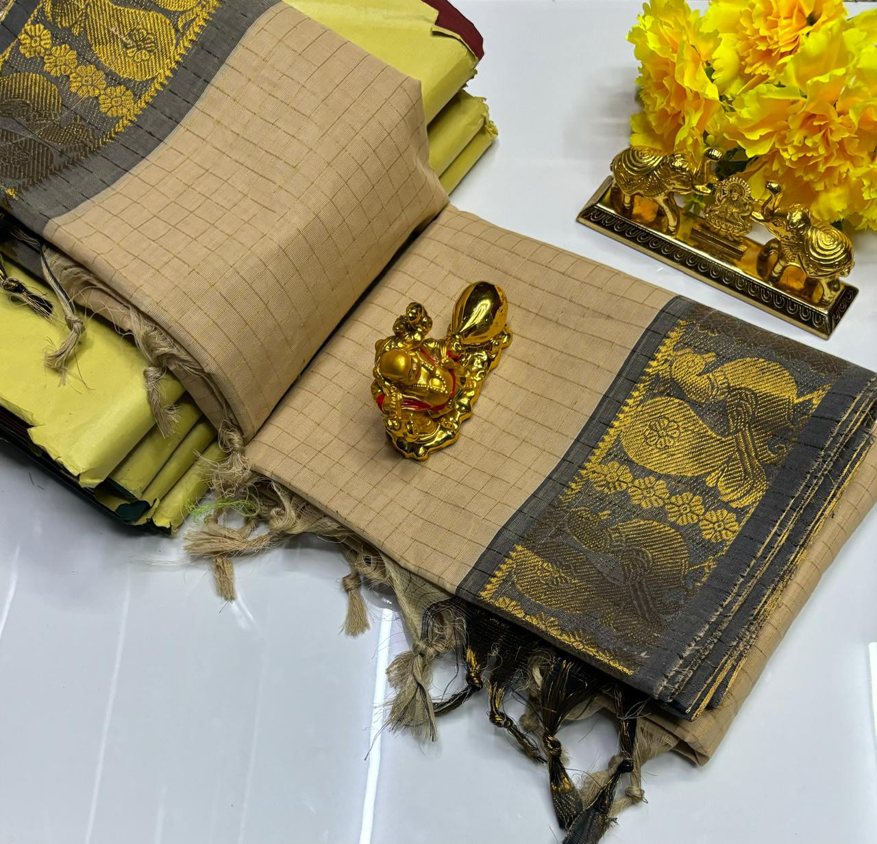 Kanchi cotton saree