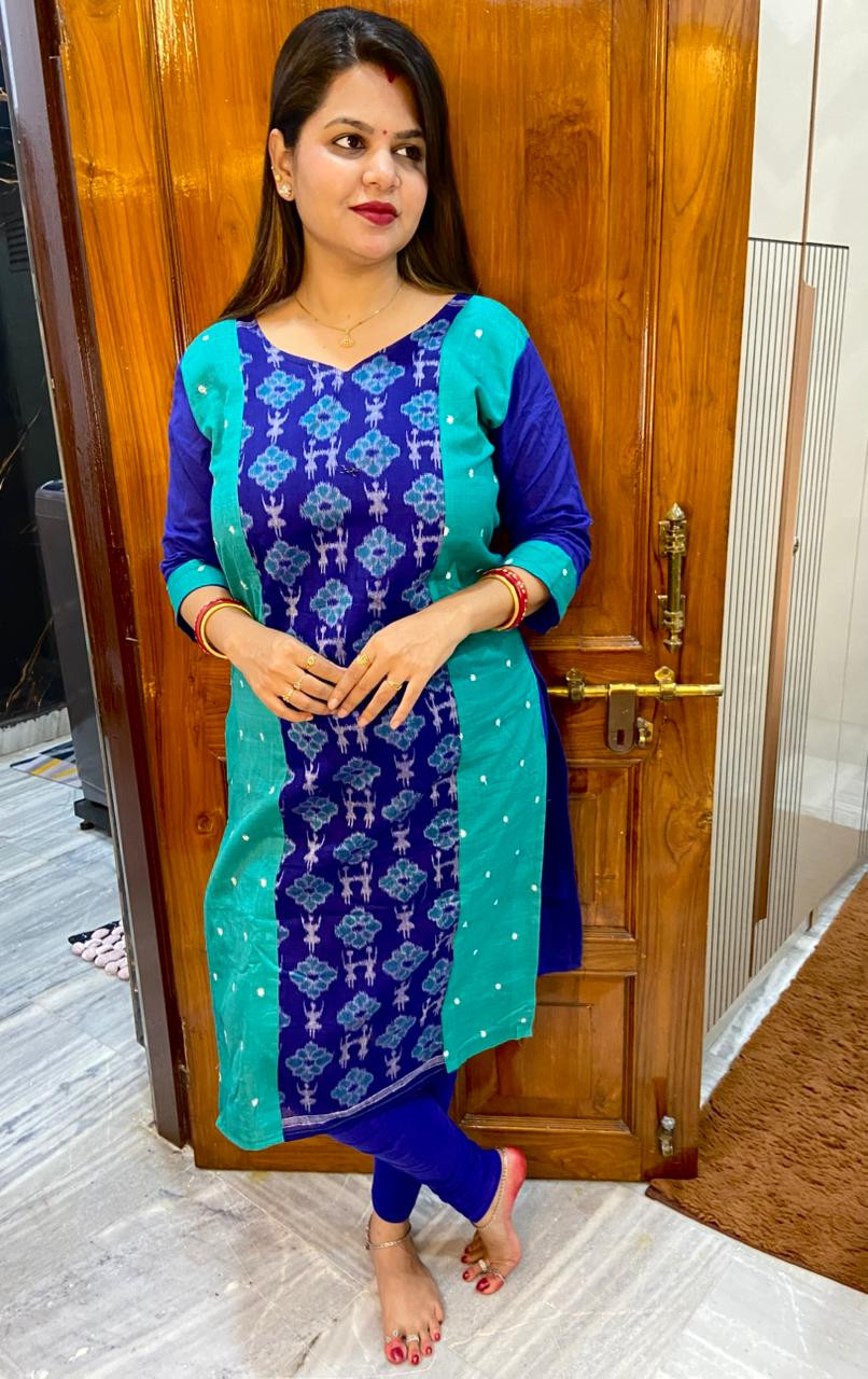 Sambalpuri cotton kurti