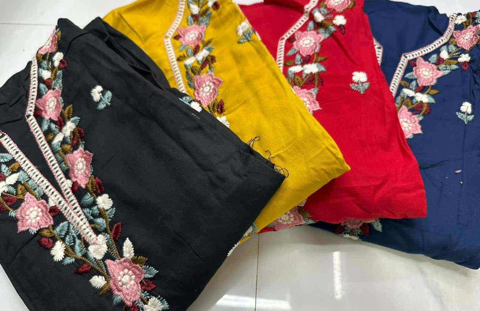 Rayon cotton suit set