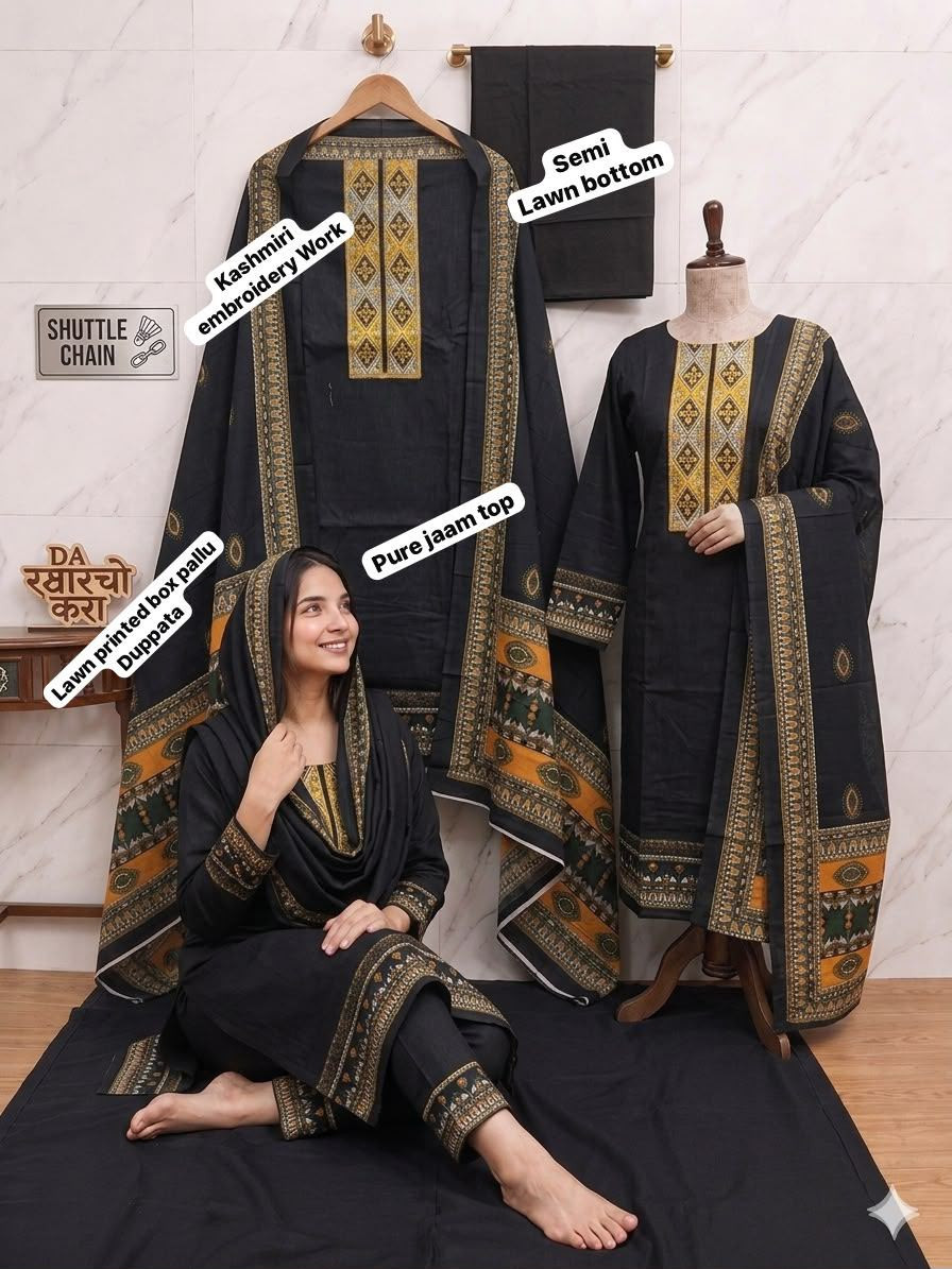 KASHMIR EMBROIDERY KARACHI SET