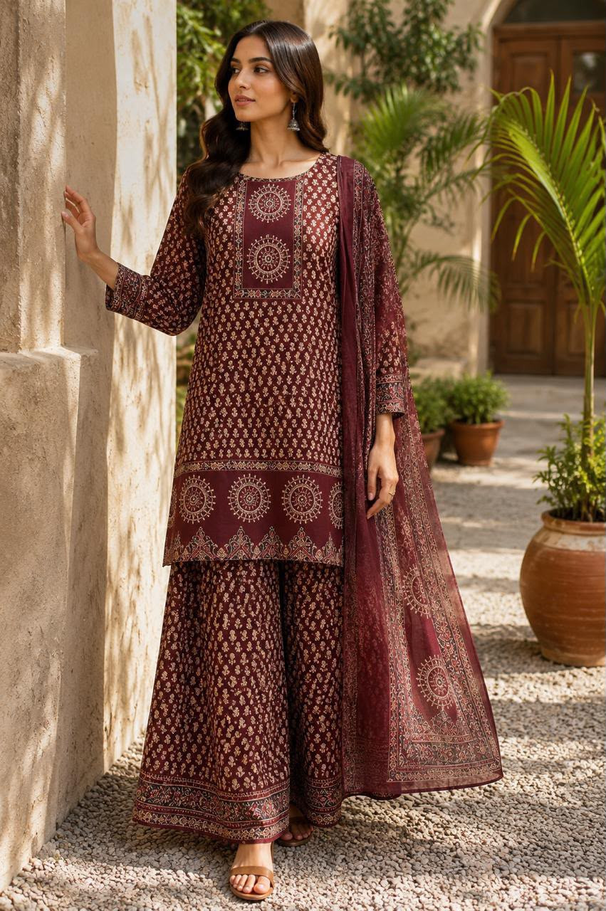 Kurti sharara set