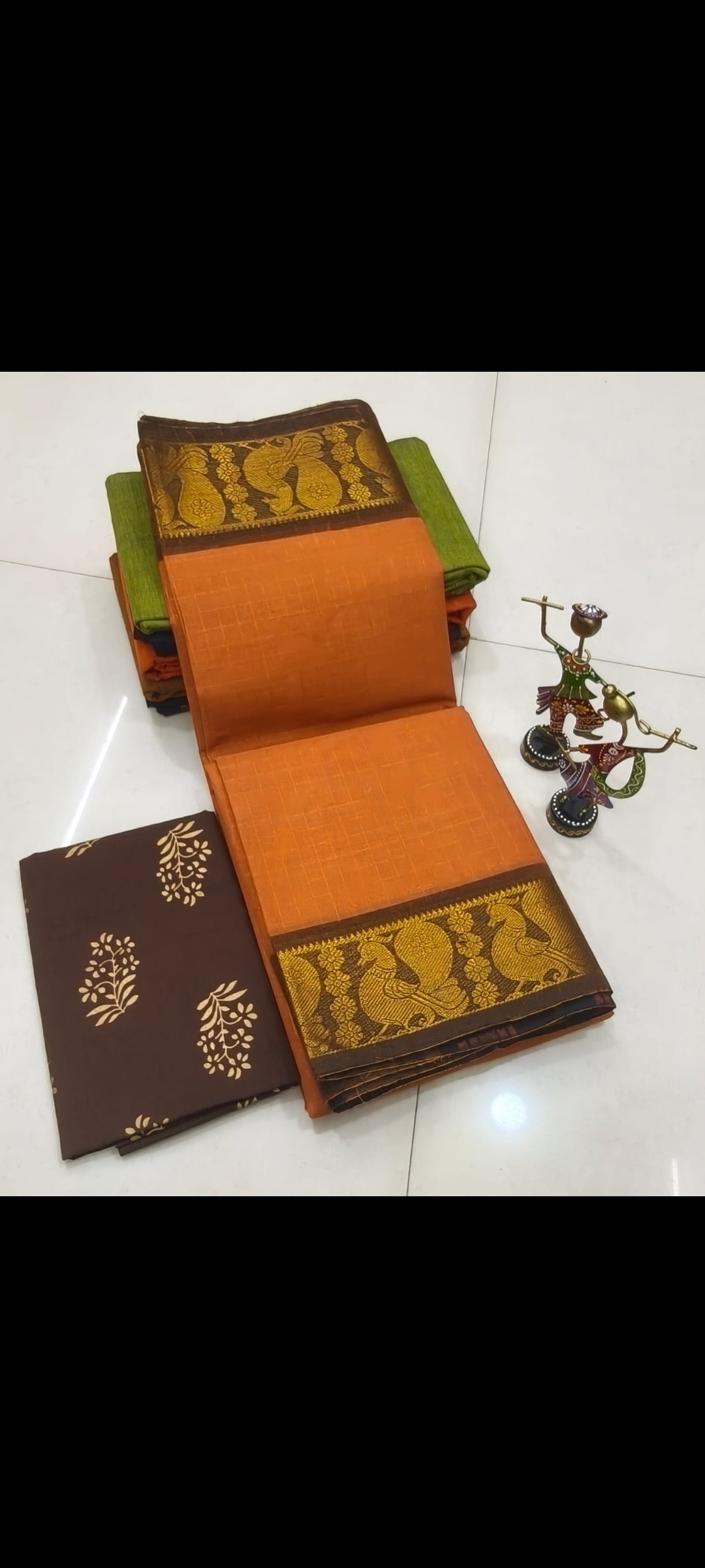 Zari Annam & Kandangi Checked Saree