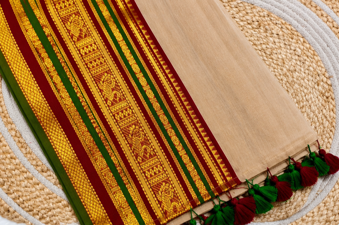 Mul cotton saree