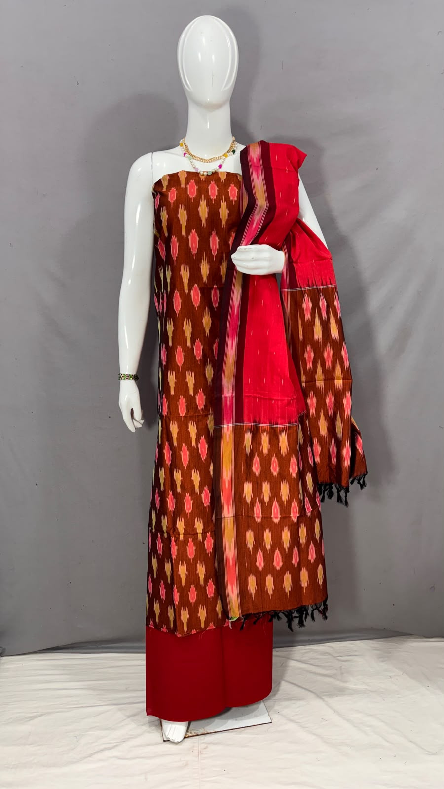 Mercerised cotton sico silk dress material