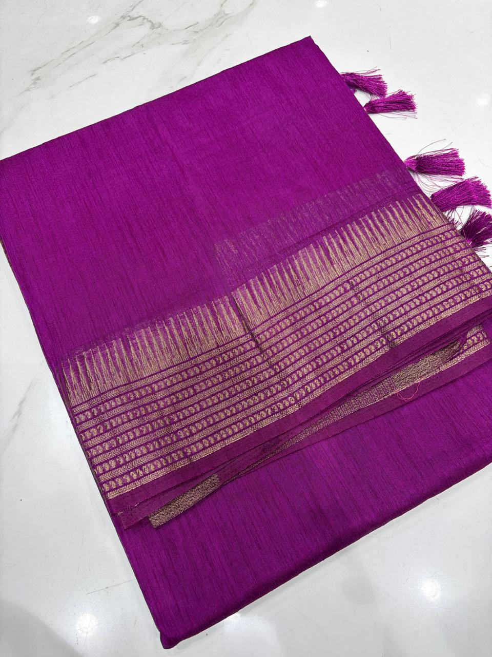 Tussar  silk cotton saree