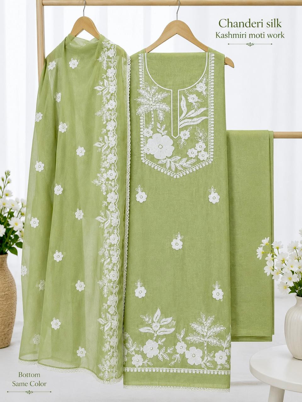 Embroidery kurti set