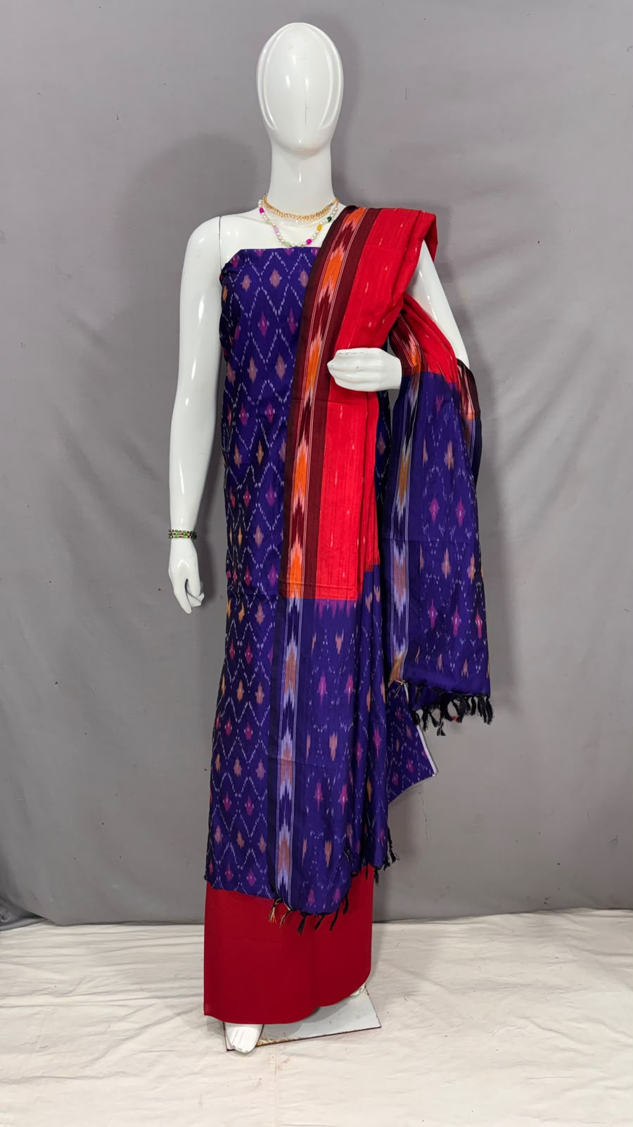 Mercerised cotton sico silk dress material