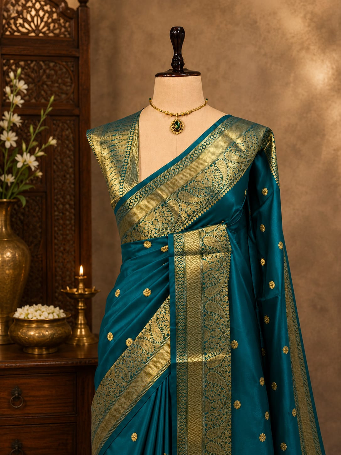 Banarasi soft silk saree