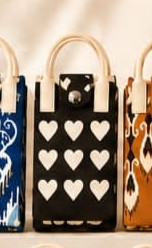 Knitted mobile bag