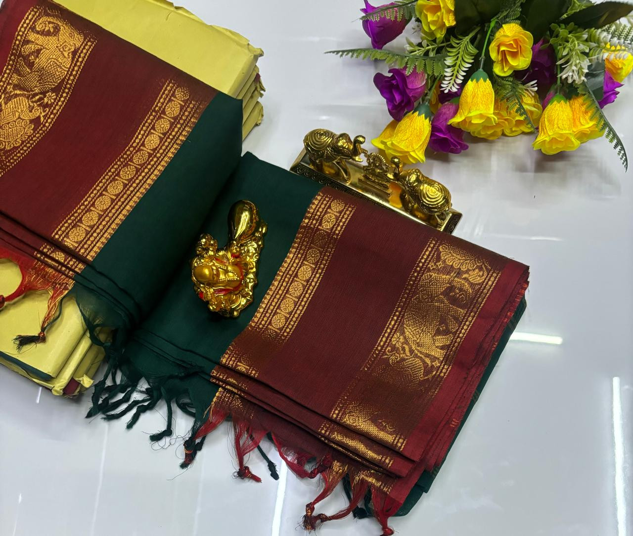 Kanchi cotton saree