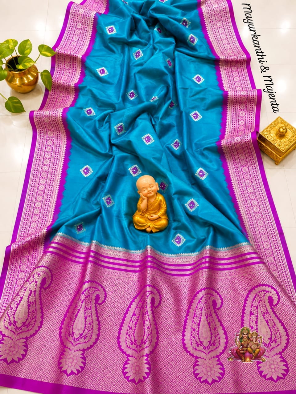 Cotton silk saree