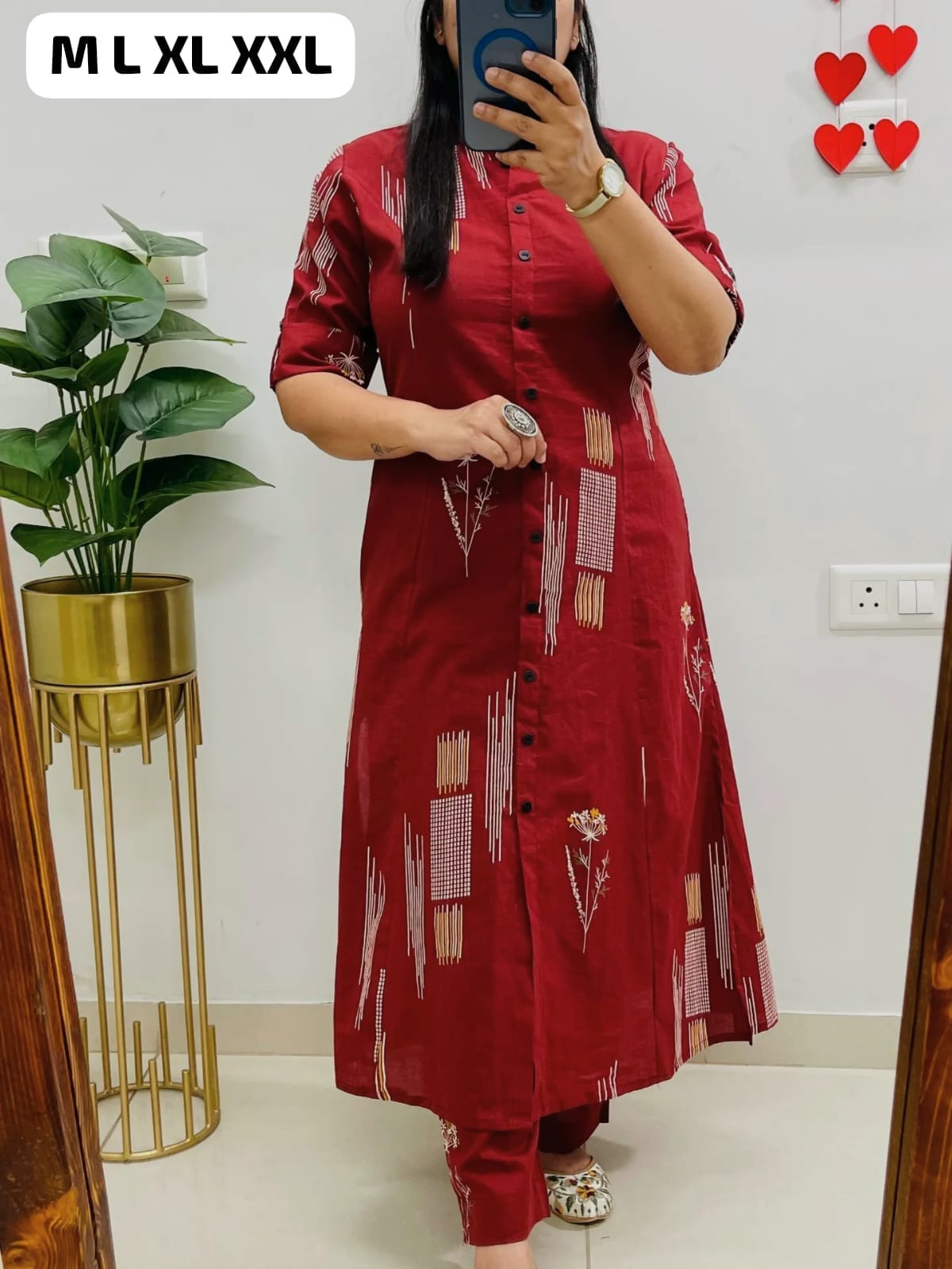 CO ORD SET IN KURTI PATTERN PAIRED WITH ANKLE LENGHT PANT