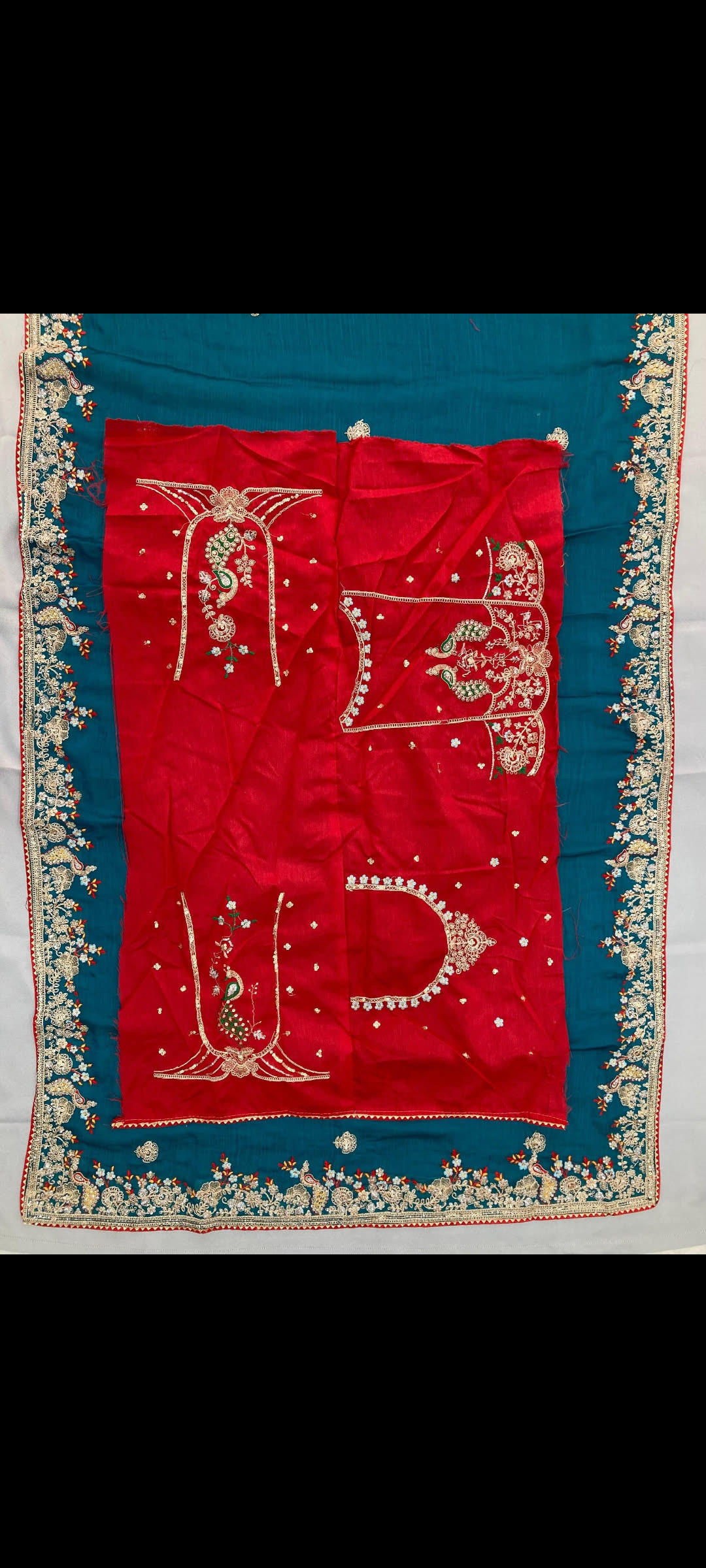 Party Wear Soft  Chiffon silk Saree  with C pallu embroidery Butta all over