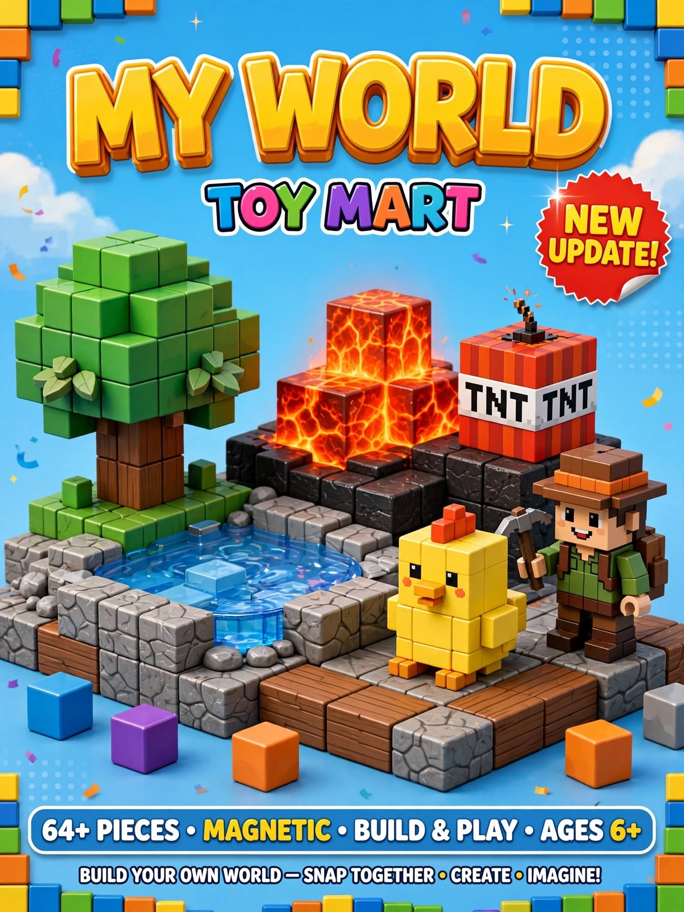 MY WORLD MAGNETIC QUBES