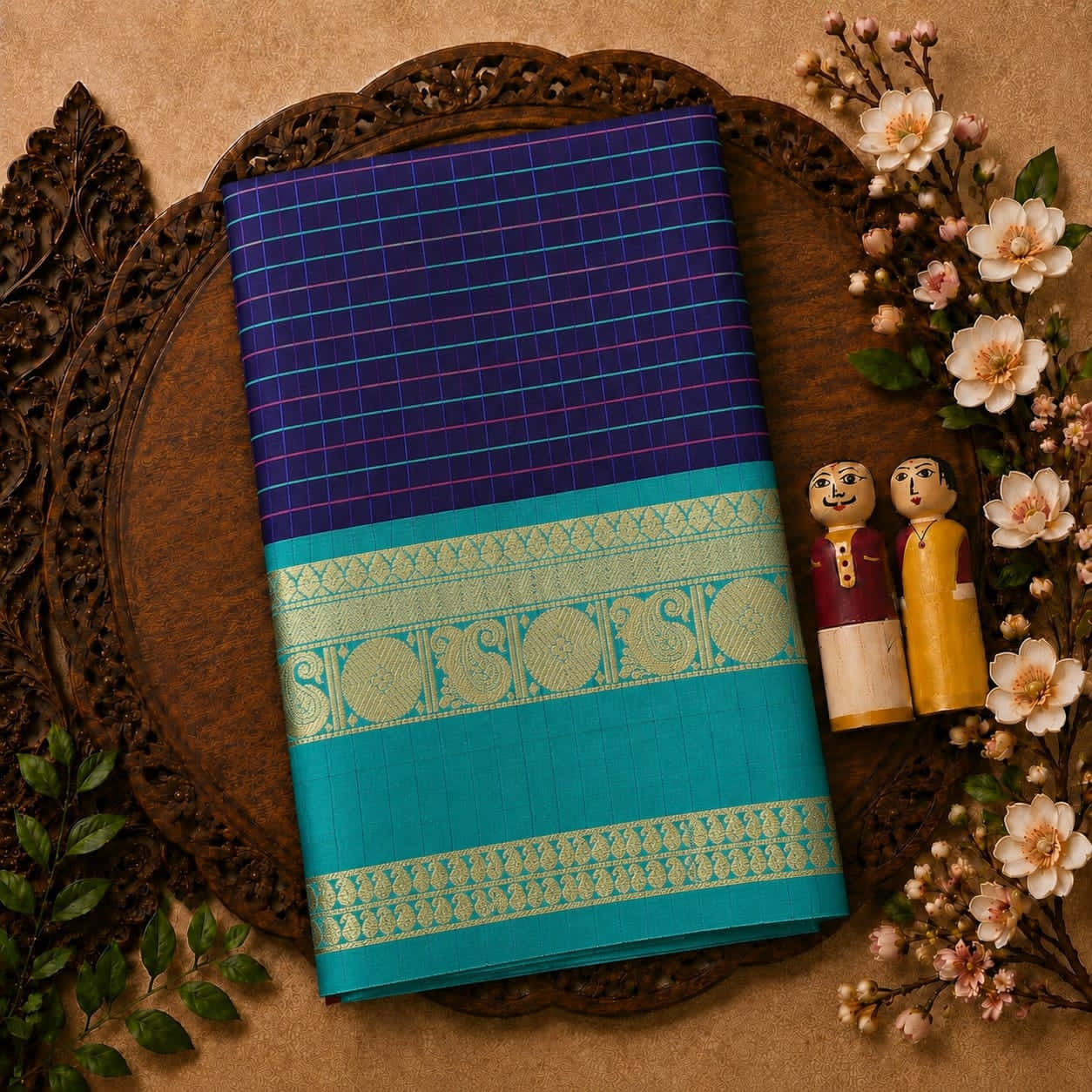 Banarasi Semi cotton Silk Saree