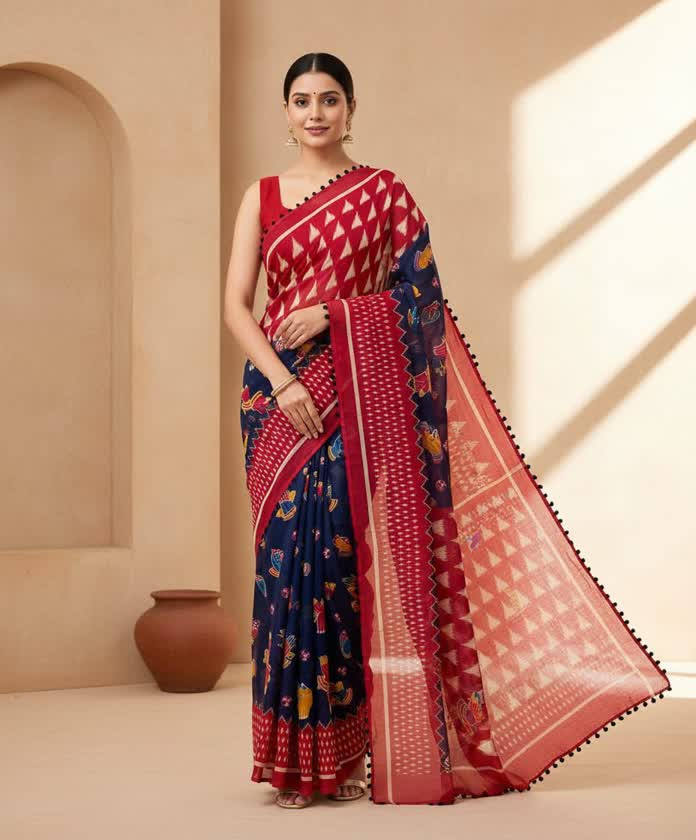 Mul Mul Cotton saree