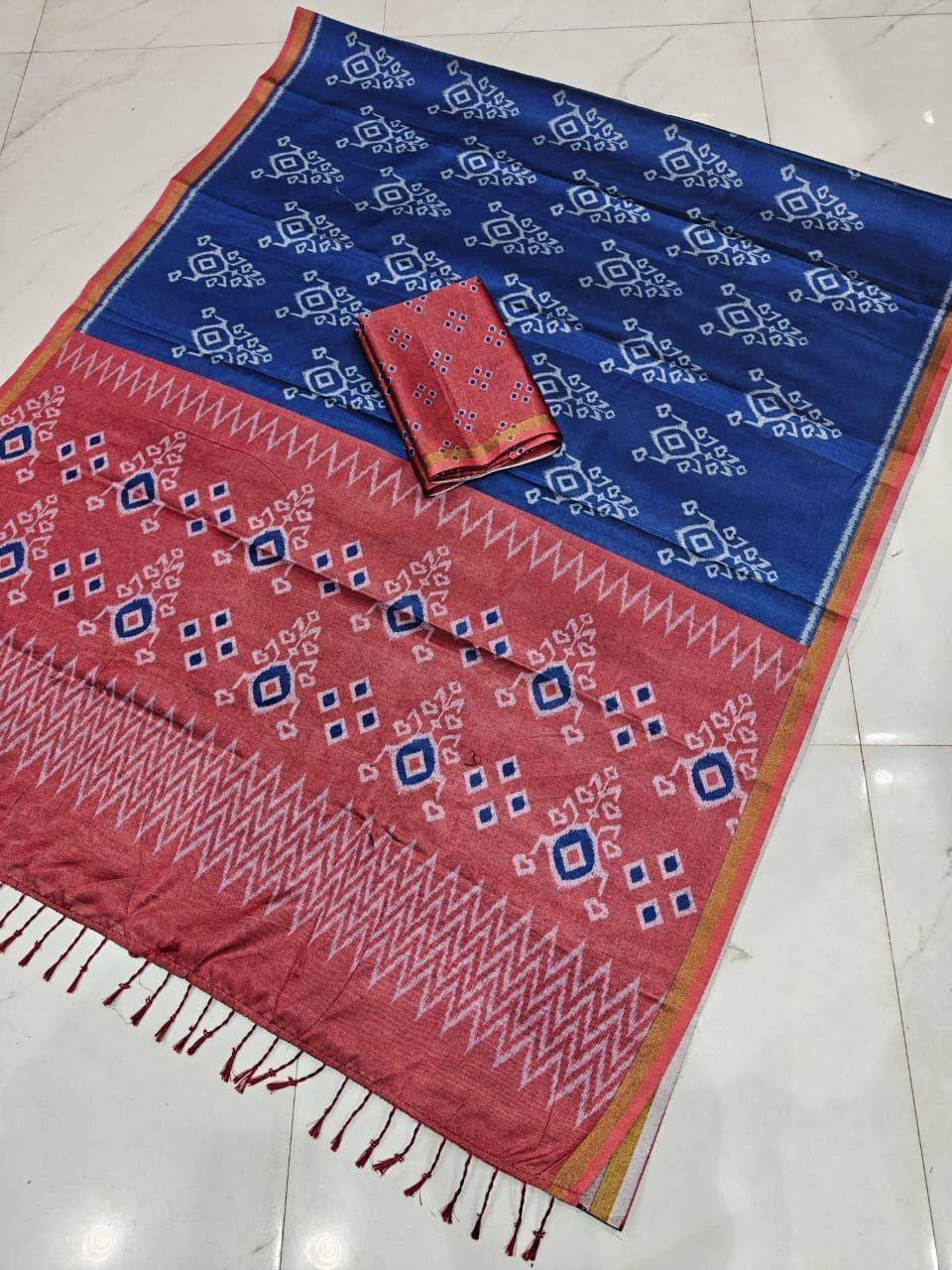 Kanak silk saree with blouse