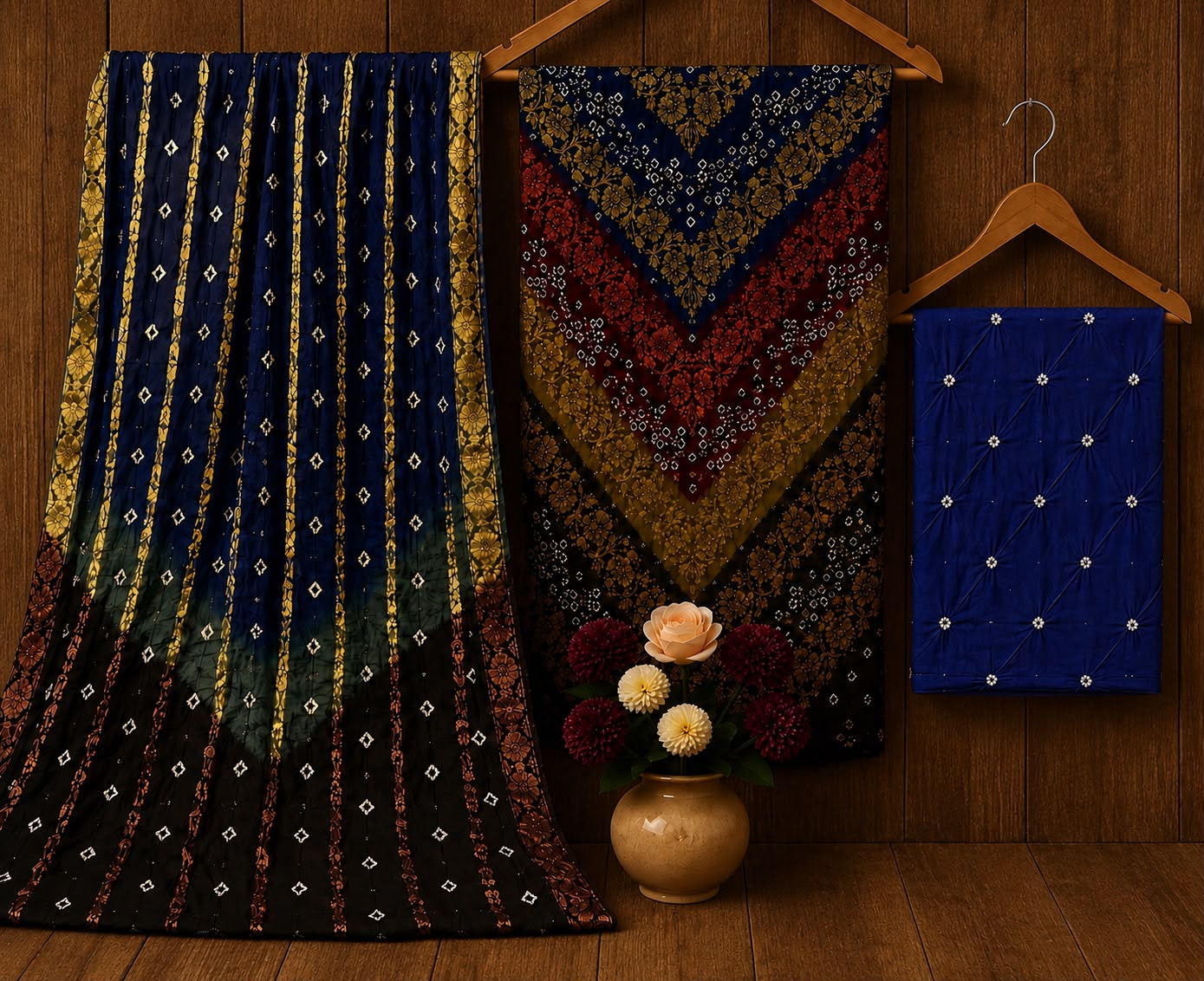 Bandhani Cotton kurti set
