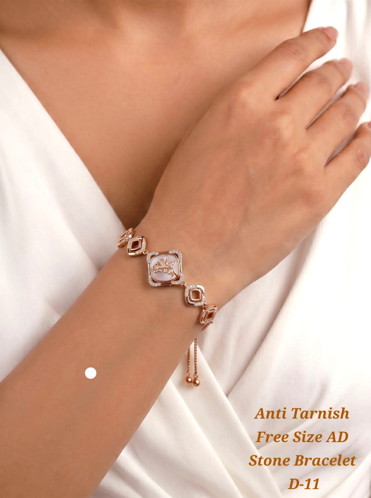 Floral base bracelet